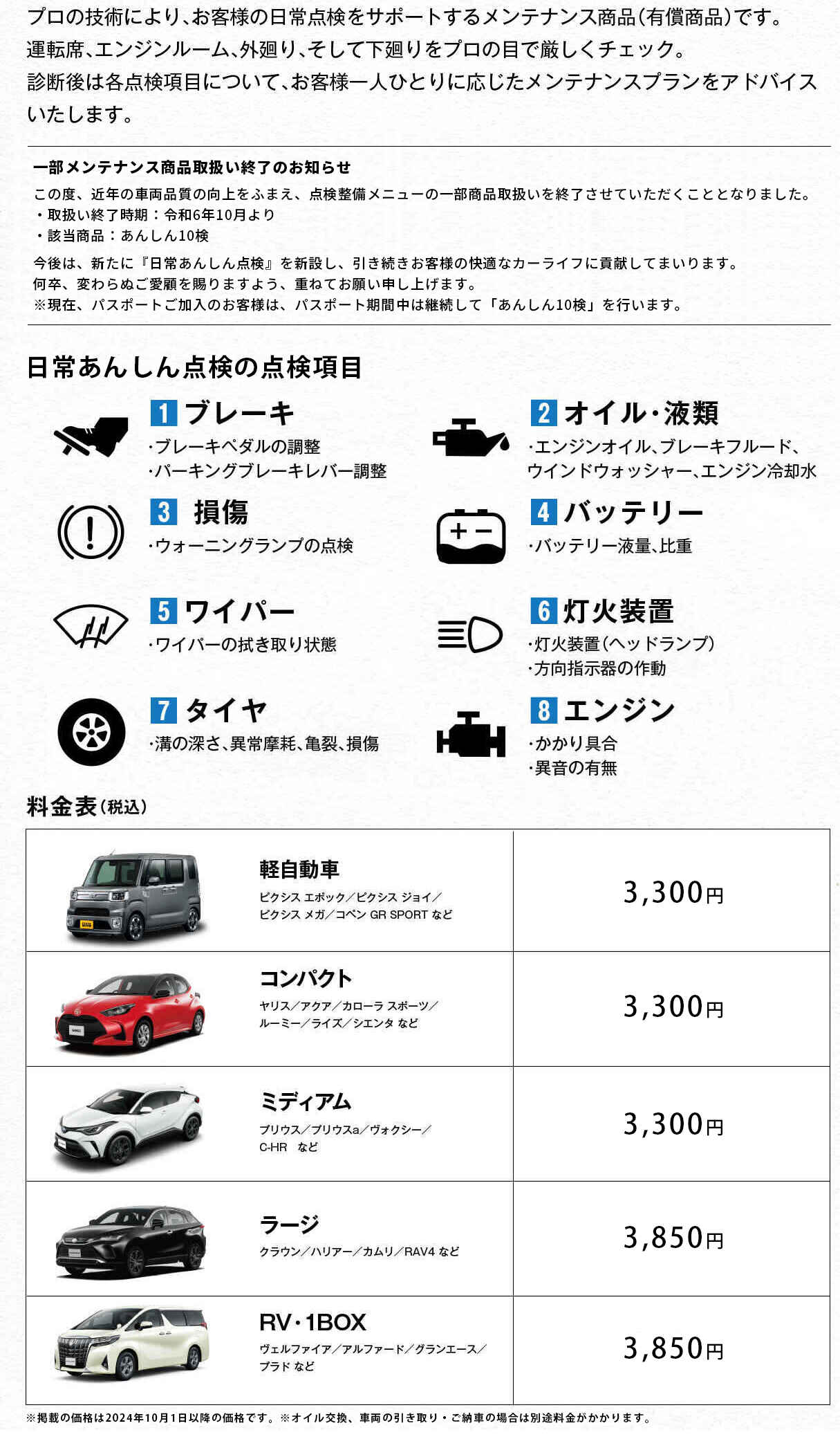 定期点検 | ネッツトヨタ水戸株式会社